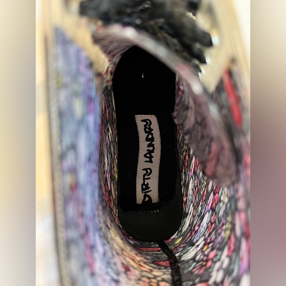 Dirty Laundry Roadie Floral Rubber Rain Combat Lace Up Boots Women’s Size 9 - Picture 9 of 16